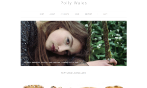Polly Wales, homepage