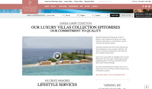 Unique Luxury Villas Kefalonia, web copy