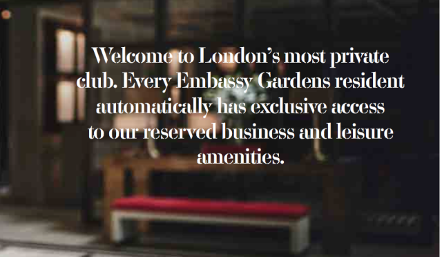 EG:LE Club, Embassy Gardens
